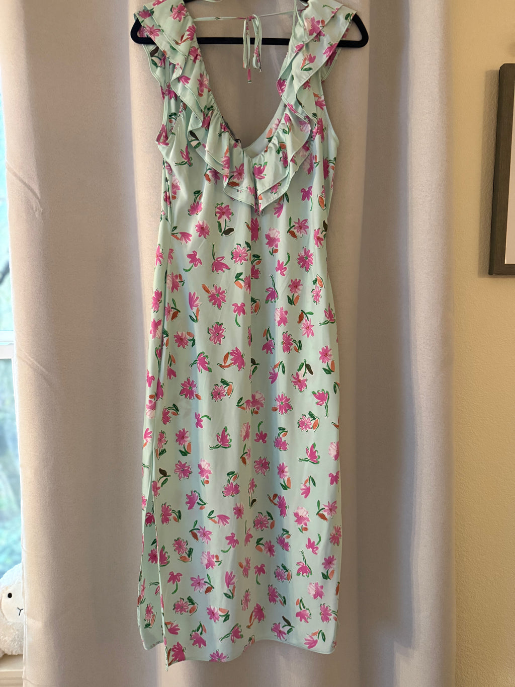 Floral Maxi Dress with Ruffle Details by Zara